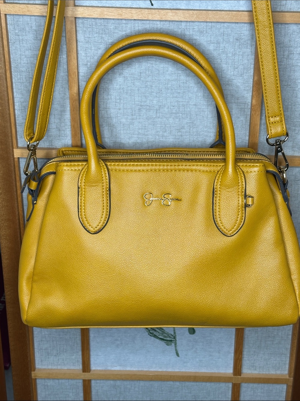 Jessica Simpson Mustard Yellow Crossbody Satchel – NWOT (New Without Tags)